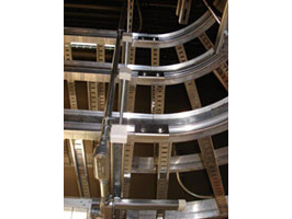 Zip cable tray system above